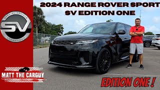 2024 Range Rover Sport SV Edition One is the most Exclusive Powerful and Expensive in its class [upl. by Dniren]