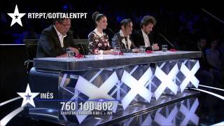 INÊS  GALA 03  GOT TALENT PORTUGAL 2015 [upl. by Assener695]