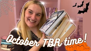 October TBR  Spinner wheel picks my monthly reads 🧡🍁 [upl. by Starkey708]