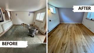 Smooth Finish from Levelling to Fitting  Natural Brushed Oiled Engineered Wood Flooring [upl. by Cordy251]