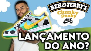 O TÊNIS MAIS DISPUTADO DE 2020 Review Nike SB Dunk low x Ben amp Jerry’s [upl. by Guss]