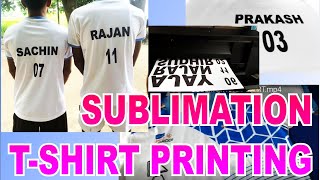 sublimation tshirt printing process sublimationtransferprinting heattransfermachine tshirts [upl. by Adriena]