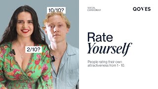 30 People Rate Their Own Attractiveness From 1  10  Social Experiment [upl. by Kimmi532]