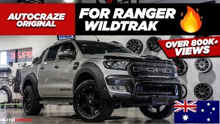 WAR MACHINE  FORD RANGER BUILD  Wheels Tyres Nudge Bar Flares more  Grid GD04  2017 [upl. by Neal]