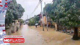 Amaran Banjir Di Kelantan Dan Terengganu MGFlash [upl. by Eleik683]