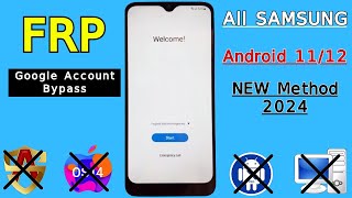 All Samsung A02sA10sA20sA03sA12A21A32A70A50 Frp Bypass Android 1112 Google Account Bypass [upl. by Aremihc219]