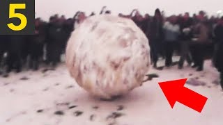 Top 5 MASSIVE Snowballs VS Hills [upl. by Ailemor]