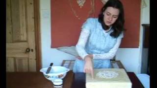 How to make a Wedding Cake part 3  Decorating the cake [upl. by Schulein]