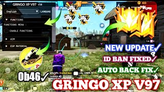 GRINGO XP V97  FREE FIRE MOD MENU GRINGO XP V97  GRINGO XP V97 ANT BLACKLIST  NEW VERSION GRING [upl. by Leitao]