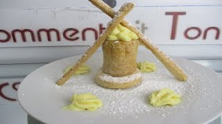 Millefeuille revisité  Recette du millefeuille à la crème [upl. by Alimhaj]