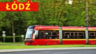 Tramwaje w Łodzi  Trams in Lodz [upl. by Redvers]