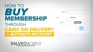 How to buy Membership through Cash on Delivery COD in SalveoWorld [upl. by Wiskind]