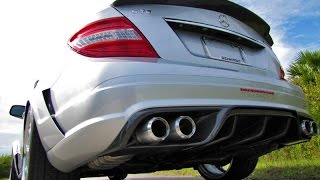 Mercedes C63 AMG Exhaust Compilation [upl. by Croner]