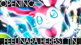 Pokemon Feelinara GX Herbst Tin Box 2018 Opening Unboxing [upl. by Jaehne]