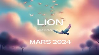 LION ✨ SURPRISE  TU RECOIS UN CADEAU DUN ETRE CHER A TON COEUR🙏🌠MARS 2024 [upl. by Essej789]