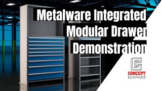 Metalware Modular Drawer Demonstration [upl. by Igic]