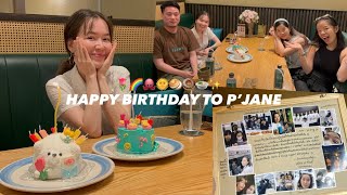 Tatarot’s Vlog l P’Jenz Jane Birthday dinner 🌷🌈✨ [upl. by Celie]