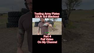 Part 4 Putting The US Military Level IV Body Armor To The Test Review Bulletproof or Bust shorts [upl. by Lemuel]