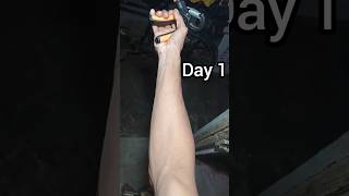 hand gripper body transformation  hand gripper before and after hand gripper 7 day challenge [upl. by Cherri]