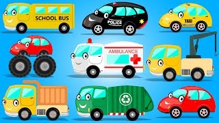 Street Vehicles  Cars And Trucks  Learning Video for Children amp Preschoolers [upl. by Borroff126]