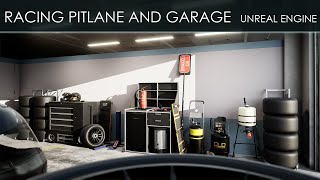 Racing Pit Lane and Garage for Unreal Engine [upl. by Adigirb919]