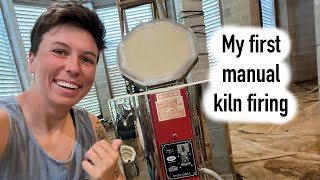 How to Bisque Fire a Manual Kiln  Evenheat 4320 Kiln [upl. by Maye]