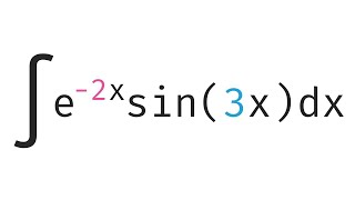 Integration by Parts of e2xsin3x by Tabular Method  Going in a Loop  Glass of Numbers [upl. by Merton]