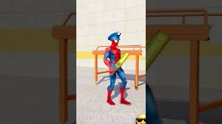 Please help SpiderMan policeman Searah visitors spiderman superhero funny comedy shortvideo [upl. by Eronaele976]