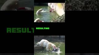 Woman entered the polar bear enclosure in Berlin Zoo [upl. by Einitsed]