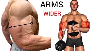 workout for wider arms gains to build quickly [upl. by Odrarej]