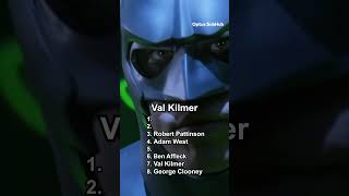 BATMAN ACTORS RANKED [upl. by Burtis]