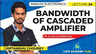 Analog Electronics I Bandwidth of Cascaded Amplifier Lecture 24 [upl. by Ynnep]