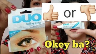 Lazadas DUO EYELASH ADHESIVE Unboxing amp Review [upl. by Conroy]