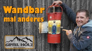 Einmalige Feuerlöscher Bar bauen  Männerbar  Männerspielzeug  Wandbar [upl. by Rumit]