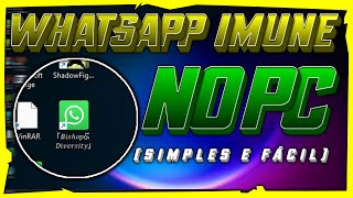 COMO BAIXA E INSTALAR QUALQUE WHATSAPP IMUNE NO PC [upl. by Earezed]