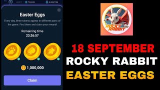 Rocky Rabbit Easter Egg Location 18 amp 19 September  Easter Eggs Location Rocky Rabbit Today [upl. by Onitnelav]