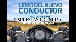 LICENCIA C RESPUESTAS [upl. by Eugaet]