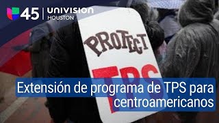 EEUU anuncian extensión del TPS para El Salvador Nicaragua y Honduras hasta junio del 2024 [upl. by Idissak]