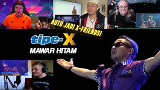 Reaksi MENIKMATI Saat Mendengarkan TIPE X  MAWAR HITAM LIVE [upl. by Leahsim]