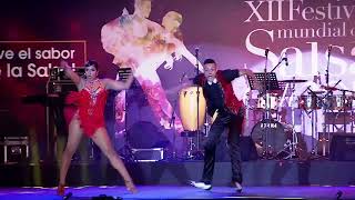 Dayana Velez y Jorge Latorre Subcampeones Salsa Caleña Festival Mundial de Salsa 2017 [upl. by Nylaroc]