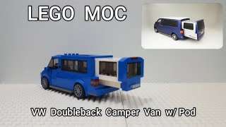 LEGO MOC VW Doubleback Camper Van [upl. by Pegasus927]