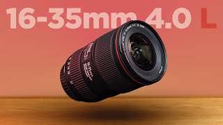 Canon EF 1635mm F40 L IS Zoom lens Review  The Best Wide Angle Zoom Lens [upl. by Lodmilla]