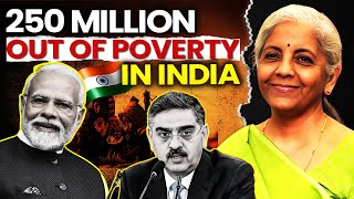 Modi brought 250 Million People out of Multi dimensional Poverty 47 Trillion budget Comes in India [upl. by Fae]