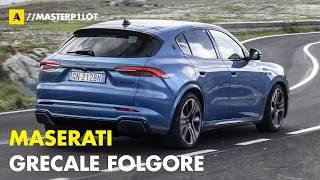 Maserati GRECALE Folgore  100 elettrica con 557 CV Da 127100 euro [upl. by Strickler764]