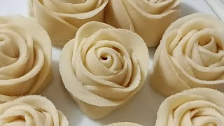 pitha recipeতিন ধরনের স্বাদে গোলাপ ফুল পিঠা রেসিপি।।Rose pitha recipe [upl. by Jorgan]