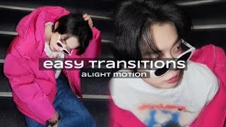 Easy Transition Tutorial  Alight Motion [upl. by Aracot]