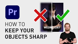 How to not get unsharp text in Premiere Pro [upl. by Enilesor]