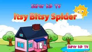 Itsy Bitsy Spider Kids Nursery Rhyme for Children  Kids Song [upl. by Aisinoid]