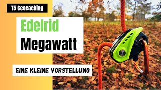 Edelrid Megawatt  Kurzer Einblick in neues Abseilgerät  T5 Klettern Geocaching [upl. by Kirrad175]