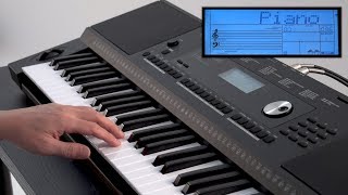 “Play Keyboard PIANO VOICE” Roland EX20 02 [upl. by Ynnelg248]